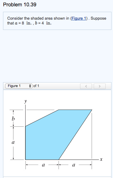 Solved Consider the shaded area shown in (Figure 1). Suppose | Chegg.com