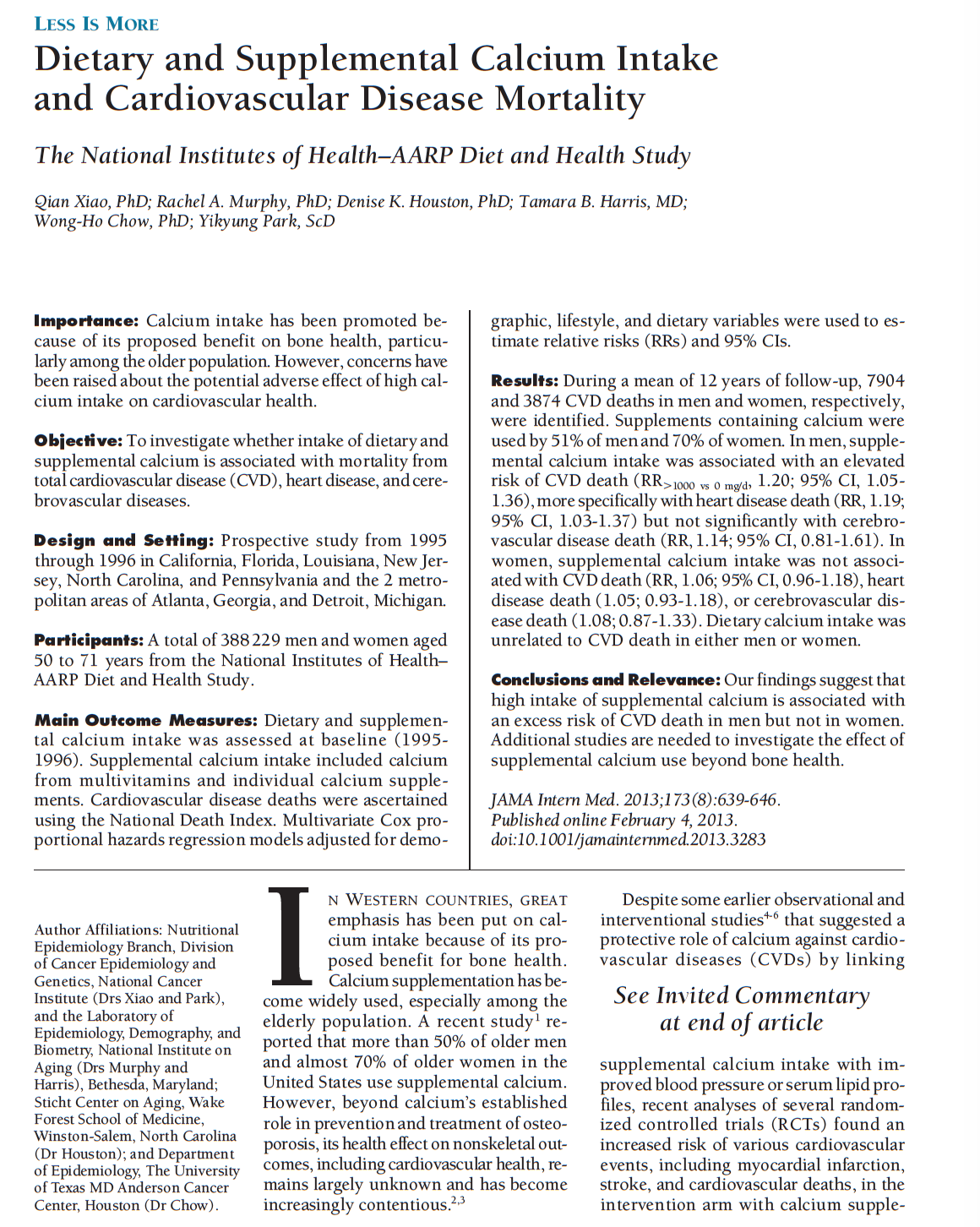 hypothesis in a paper