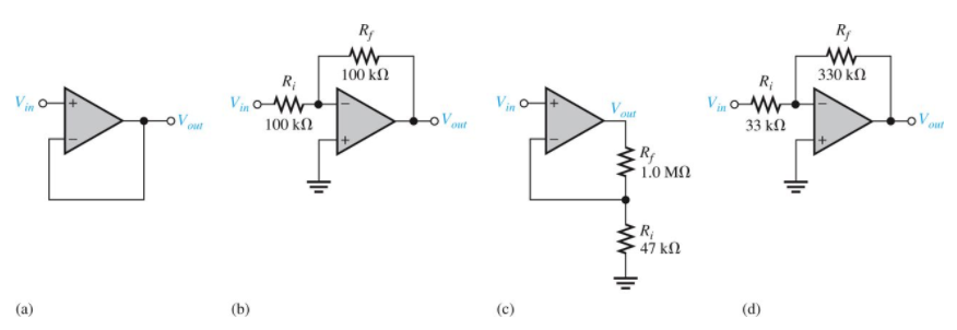 Solved 19 .Find The Gain Of Each Amplifier In Figure 6-46 | Chegg.com