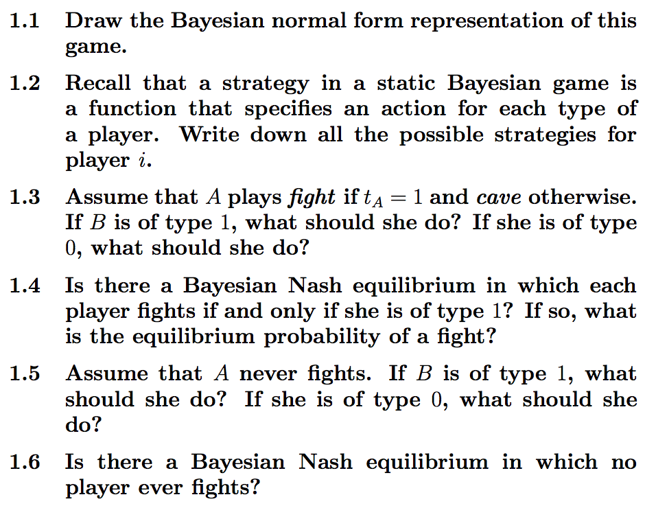 Solved There Are Two Players, A And B. Each Player I E A, B | Chegg.com