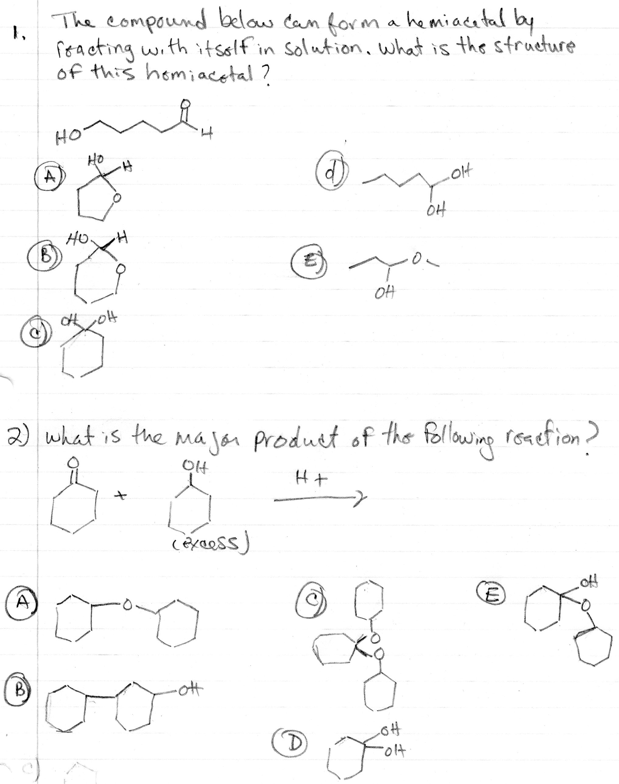 Solved The compound below can form a hemiactal by fracting | Chegg.com