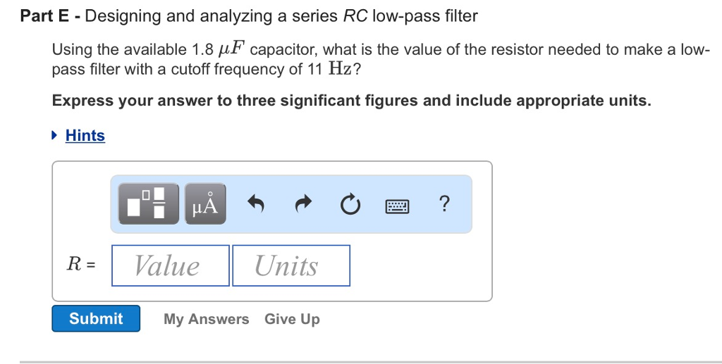 Solved Analysis And Design Of Low Pass Filters Part C Chegg Solved Analysis And Design Of Low Pass Filters Part C Chegg