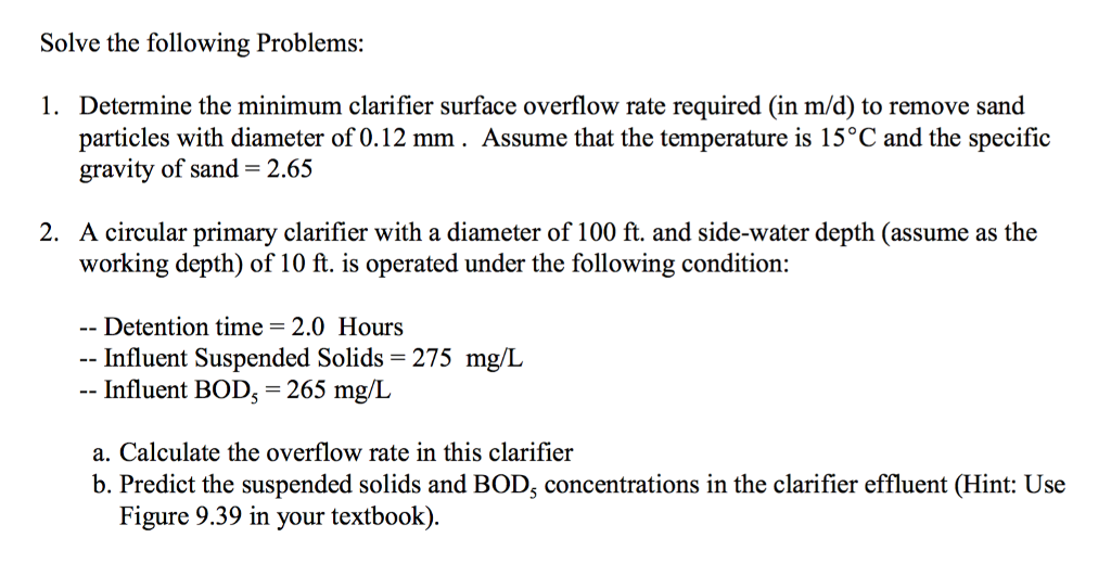 Solved Solve the following Problems: Determine the minimum | Chegg.com