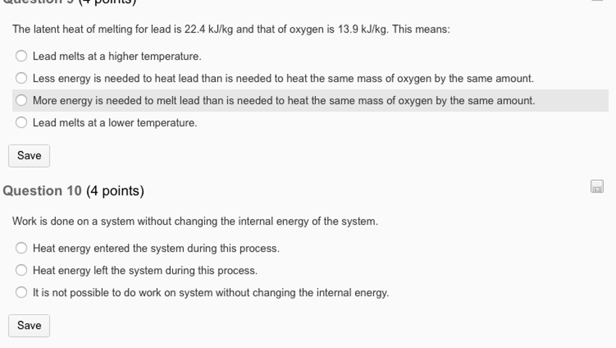 solved-the-latent-heat-of-melting-for-lead-is-22-4-kj-kg-and-chegg