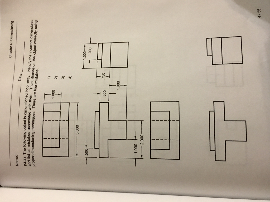 Solved Chapter 4 Dimensioning Dimensioning Problems Name