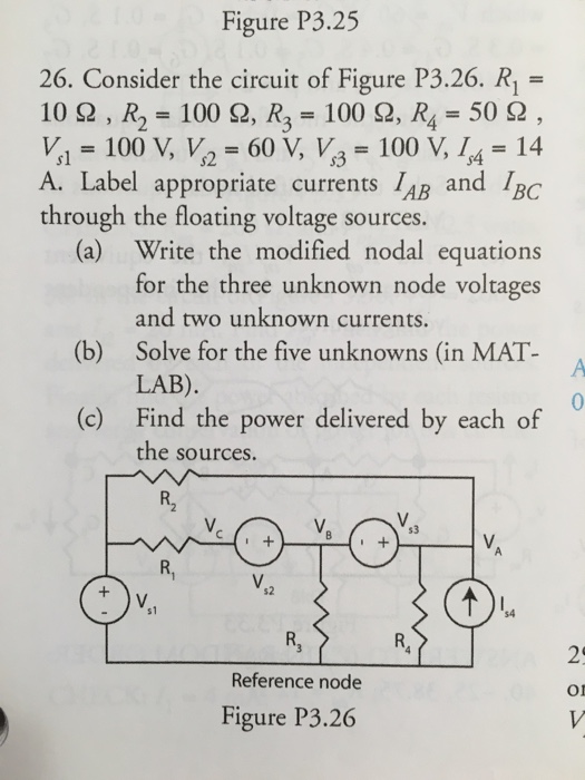 Solved Find VA VB VC and the power delivered by VS1, VS2,