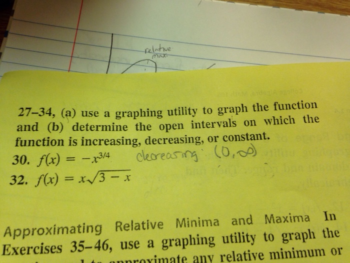 Solved Use a graphing utility to graph the function and | Chegg.com
