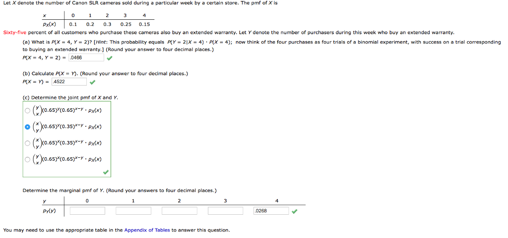 Solved Let X denote the number of Canon SLR cameras sold | Chegg.com
