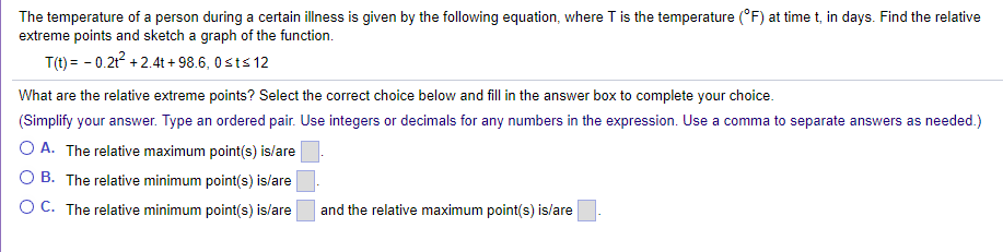 Solved The Temperature Of A Person During A Certain Illness Chegg Solved The Temperature Of A Person During A Certain Illness Chegg