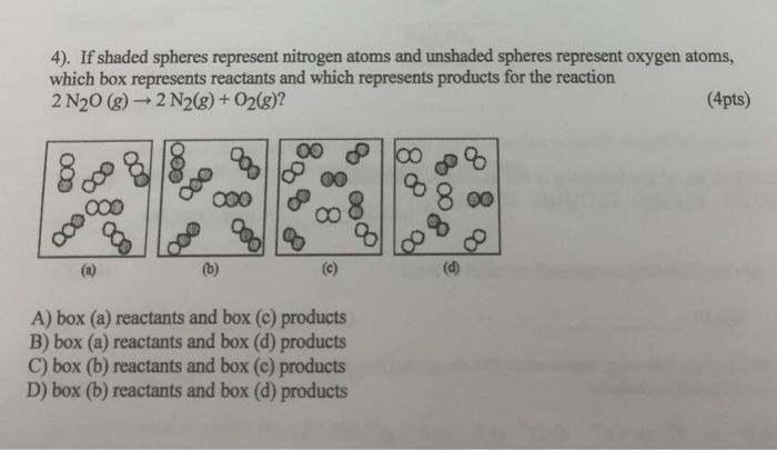 Solved If shaded spheres represent nitrogen atoms and | Chegg.com