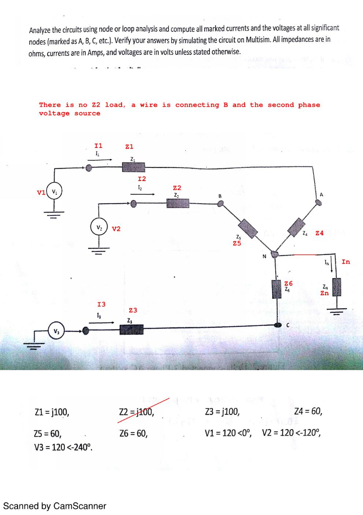 Solved Analyze The Circuits Using Node Or Loop Analysis And