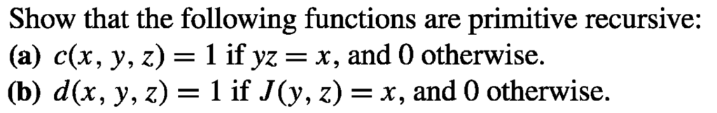 Show that the following functions are primitive | Chegg.com