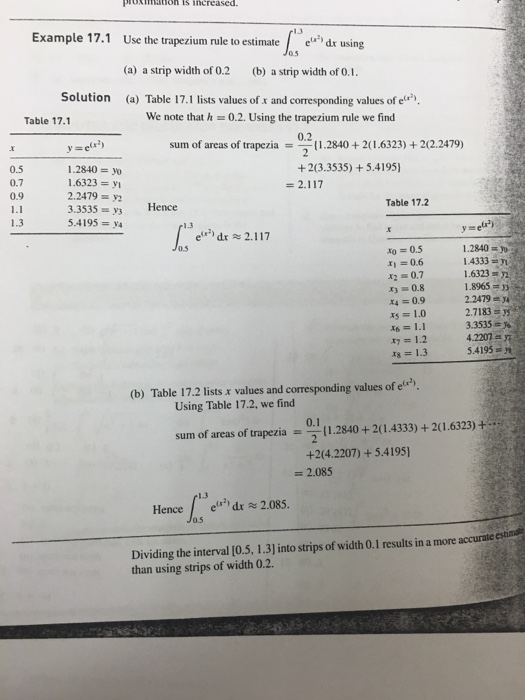 Uses MATLAB. Example 17.1: Create table, calculate | Chegg.com