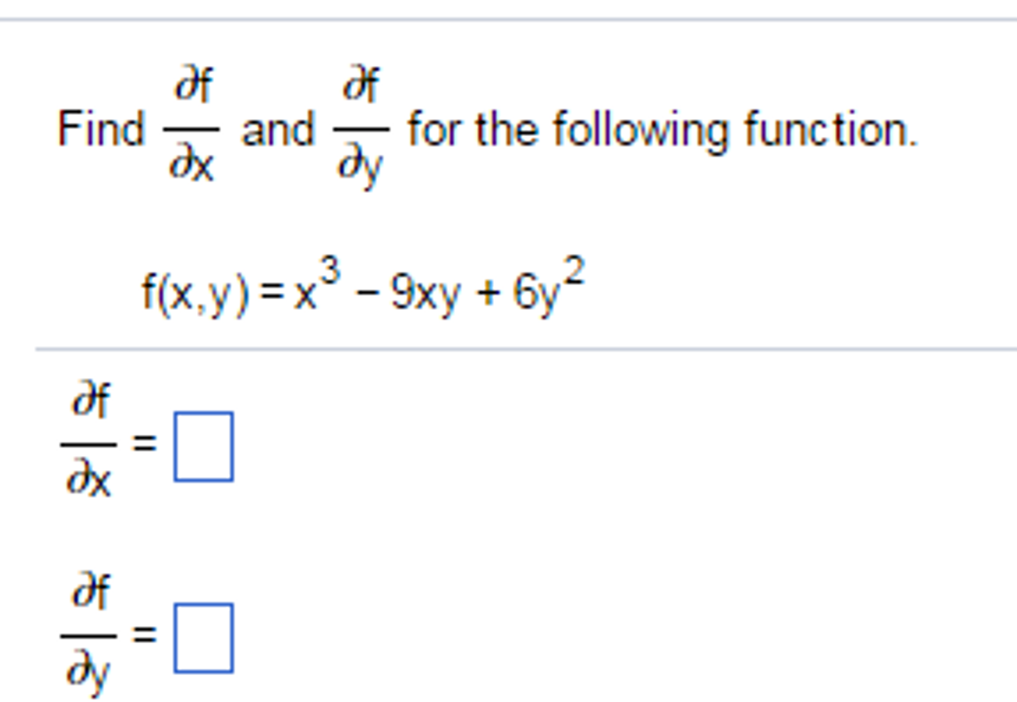 partial derivative of x^2y^3