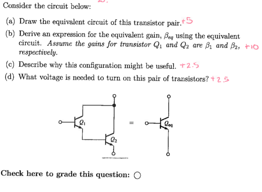 Solved Consider the circuit below (a) Draw the equivalent | Chegg.com