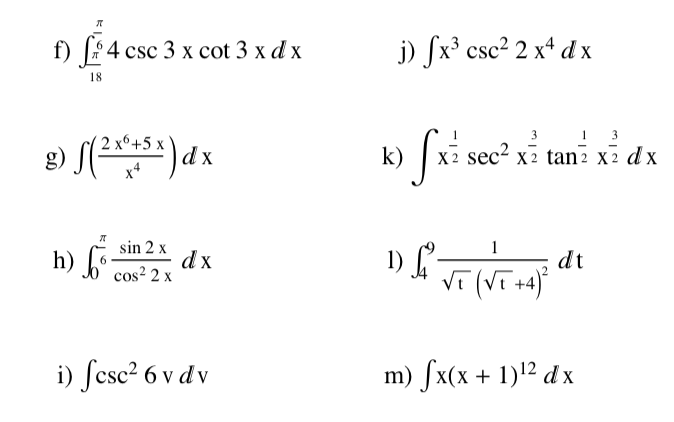 Calculus 1 Problems Image