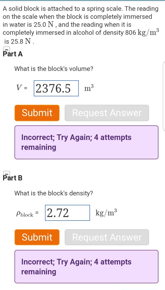 solved-a-solid-block-is-attached-to-a-spring-scale-the-chegg