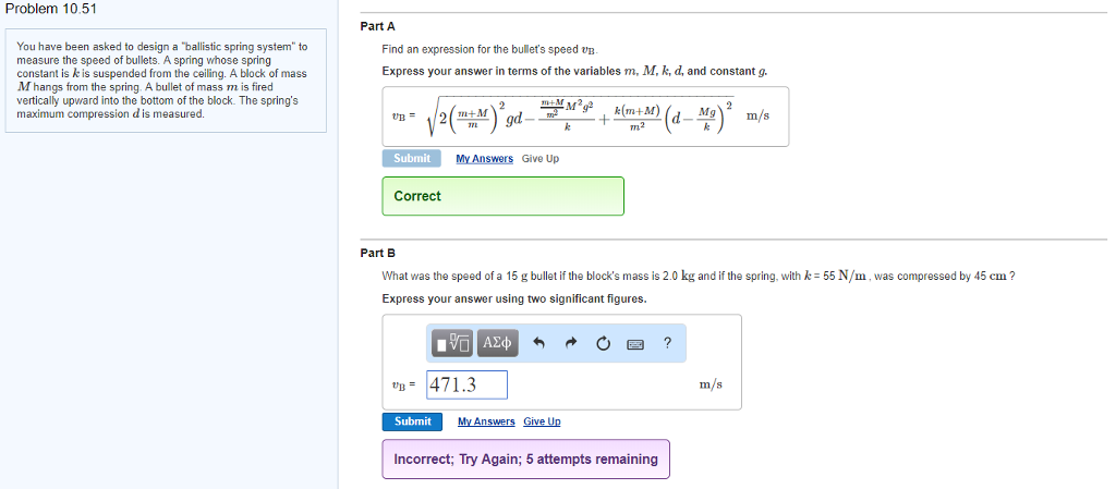 Solved Problem 10.51 Part A You have been asked to design a | Chegg.com