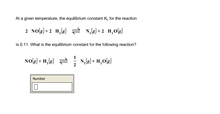 Solved: At A Given Temperature, The Equilibrium Constant K... | Chegg.com