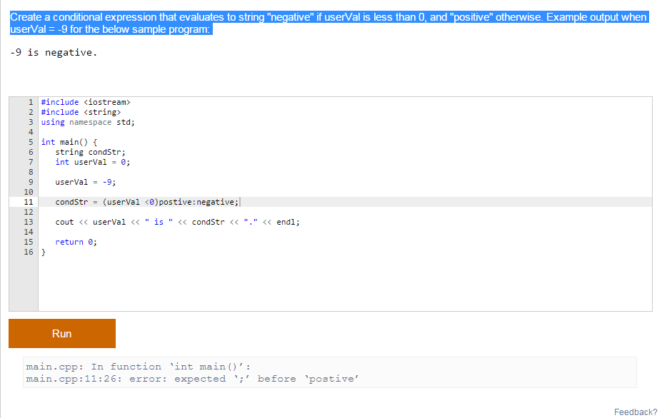 Solved Create A Conditional Expression That Evaluates To | Chegg.com