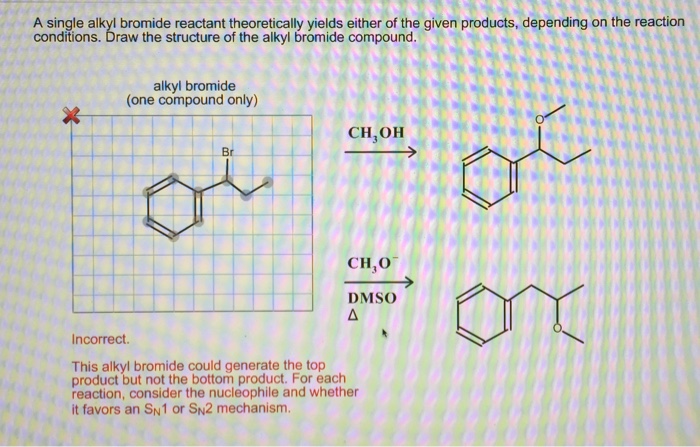 Solved A single alkyl bromide reactant theoretically yields | Chegg.com