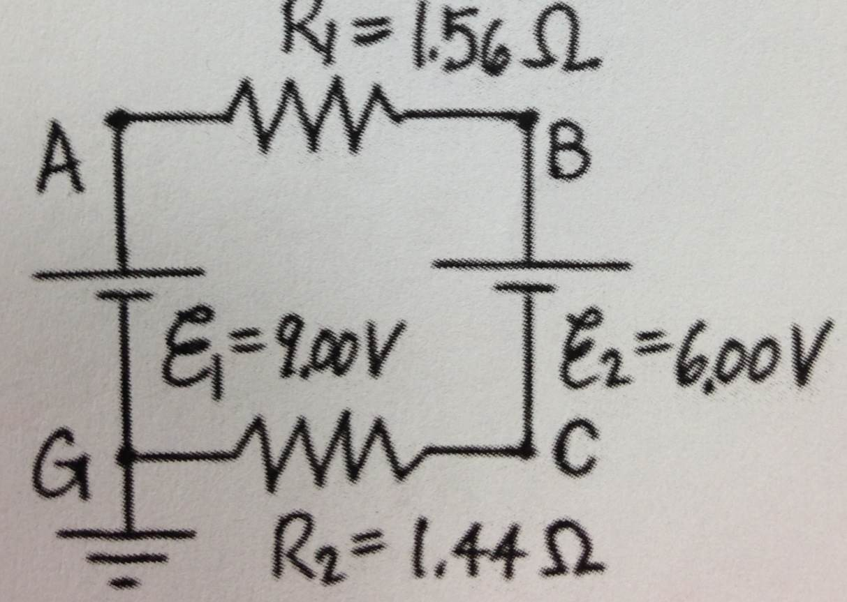 Solved In the circuit shown, the negative terminal of