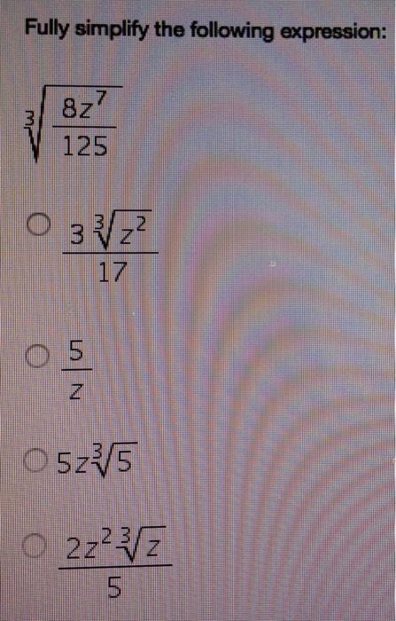 Solved Fully simplify the following expression: 36a 6 b24a | Chegg.com