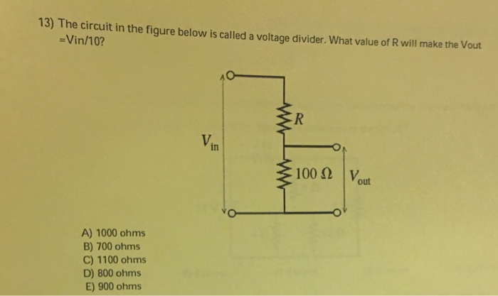 Solved The circuit in the figure below is called a voltage | Chegg.com