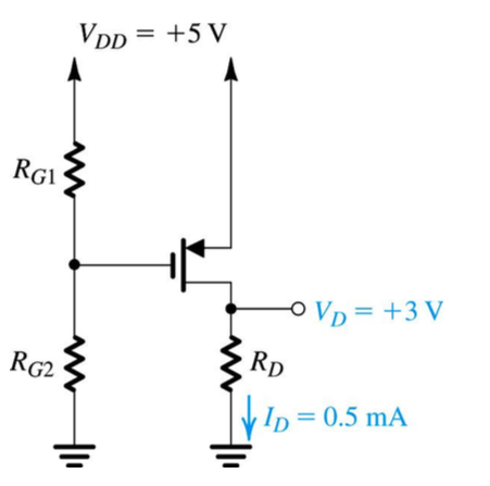 Solved Design the circuit so that the transistor operates in | Chegg.com