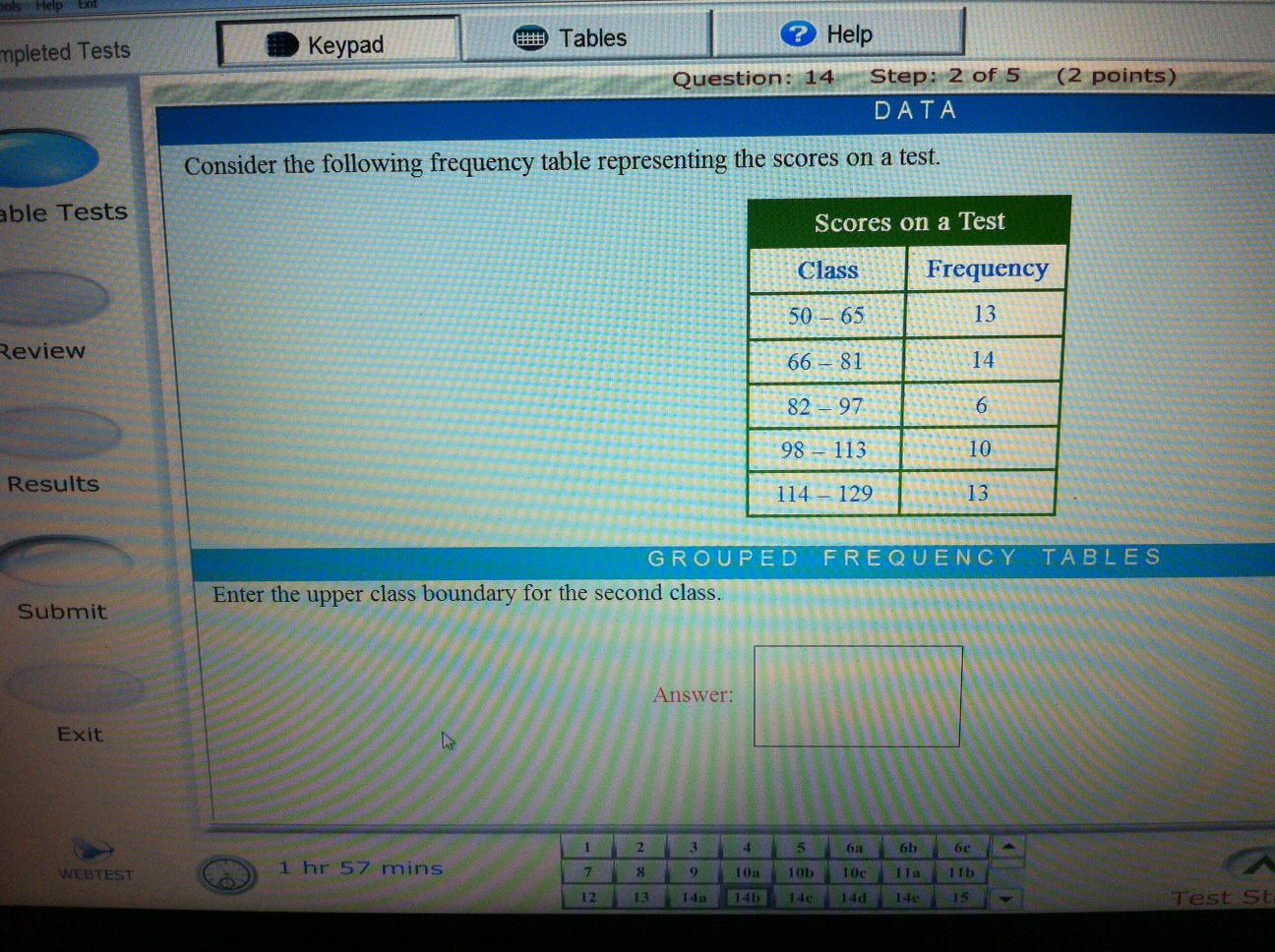 Solved Consider the following frequency table representing | Chegg.com