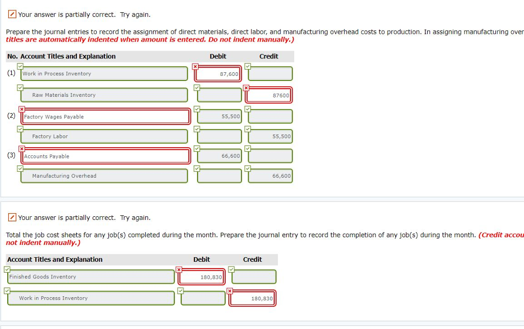 Solved Question 1 Lott Company uses a job order cost system