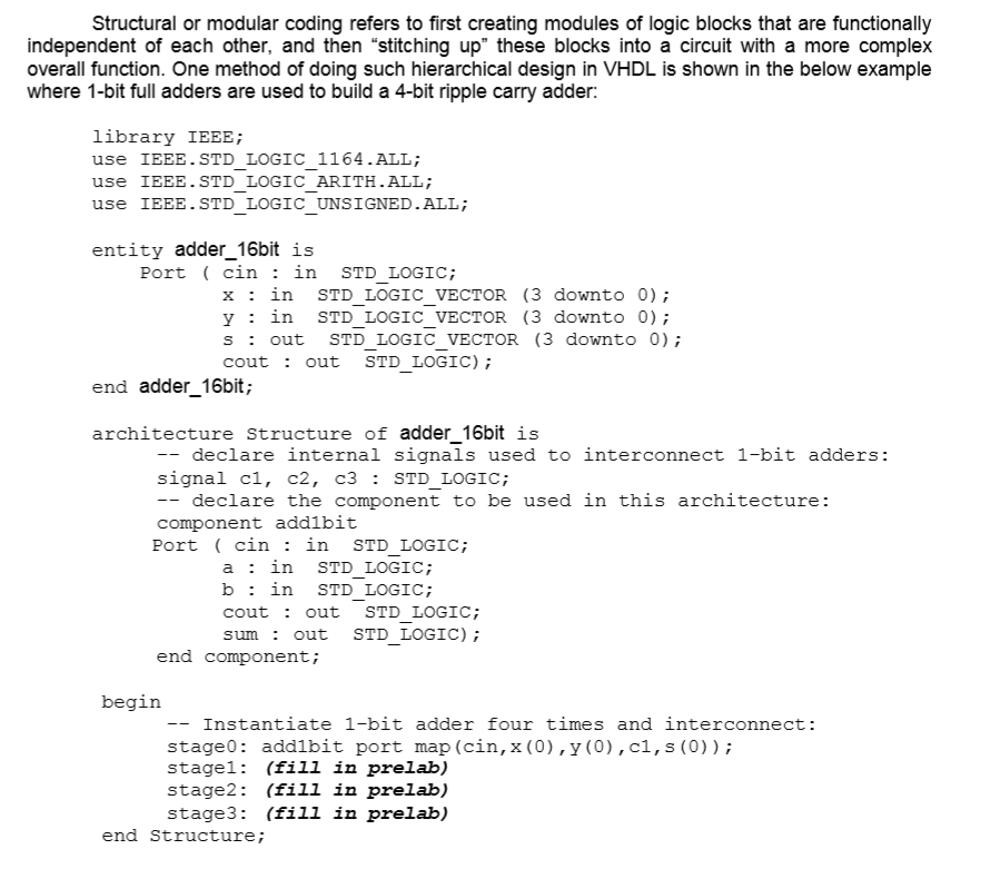 Solved Structural or modular coding refers to first creating | Chegg.com