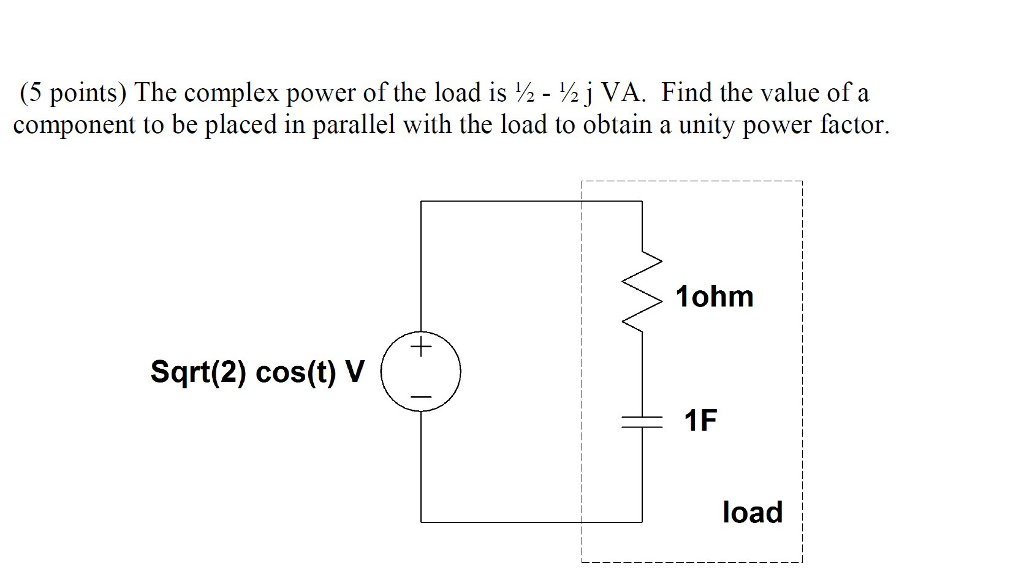Complex Power Formula Vi Solved 1) a)What is the complete formulation | Chegg.com