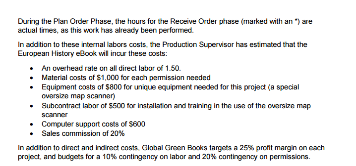 Solved Mini-Case Study: Cost Estimation At Global Green | Chegg.com