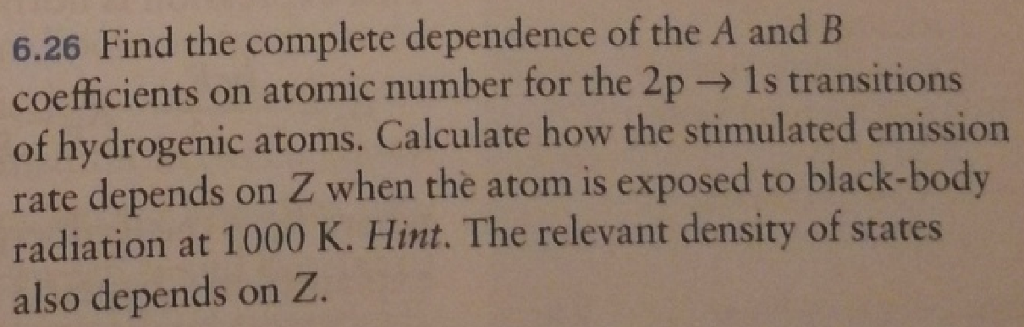 6.26 Find the complete dependence of the A and B | Chegg.com