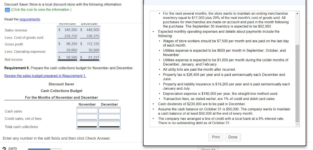 Solved I have provided the rest of the information for the | Chegg.com