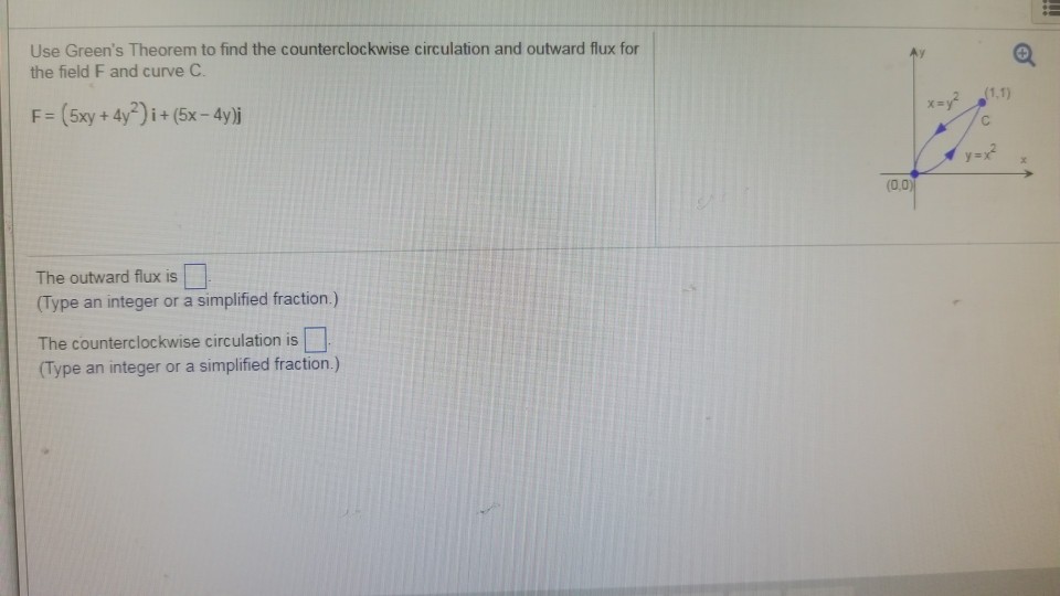 Solved Use Green's Theorem to find the counterclockwise