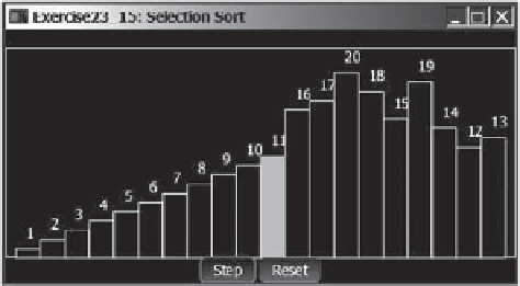 Solved Write a program that animates the selection sort | Chegg.com