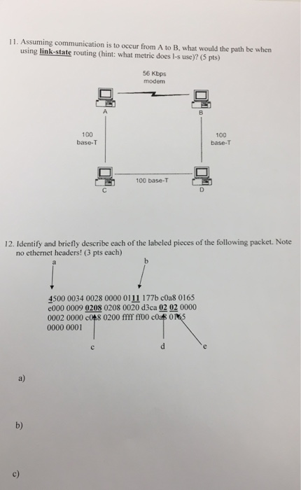 Solved Assuming communication is to occur from A to B, what | Chegg.com