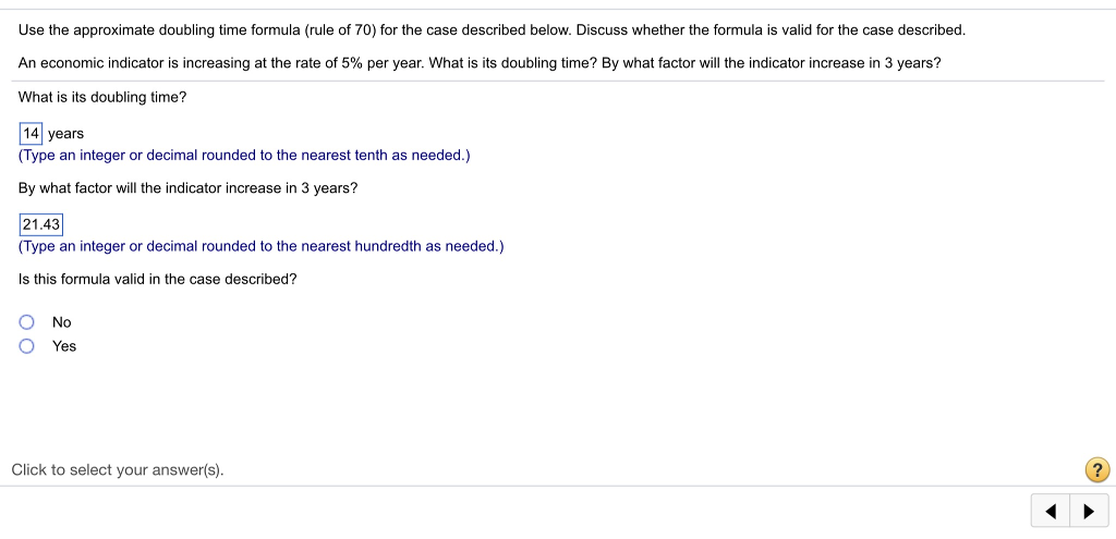 solved-use-the-approximate-doubling-time-formula-rule-of-chegg