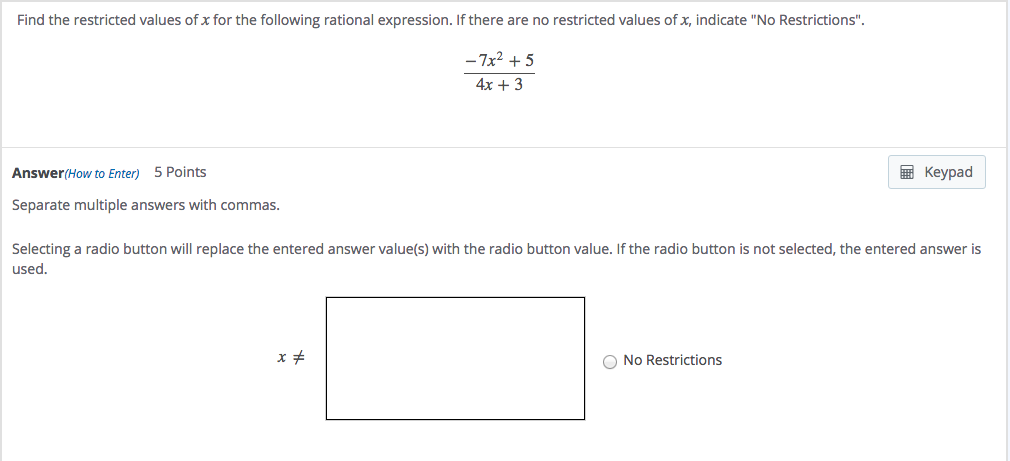 solved-find-the-restricted-values-of-x-for-the-following-chegg