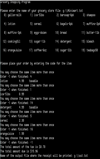 C++ Program Project Description A small market | Chegg.com