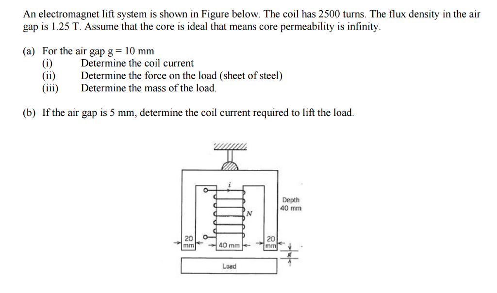Solved An lift system is shown in Figure