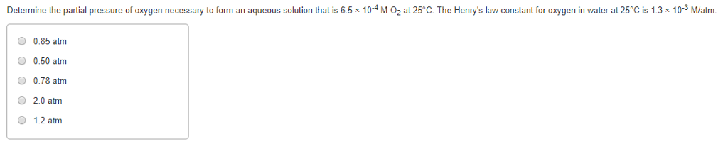 Solved Determine the partial pressure of oxygen necessary to | Chegg.com