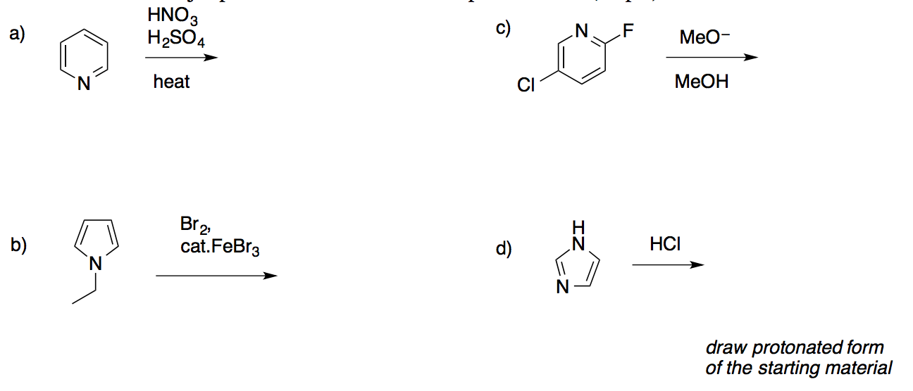 solved-hno3-h2so4-a-c-c-heat-cl-meoh-b-cat-febra-d-hci-chegg