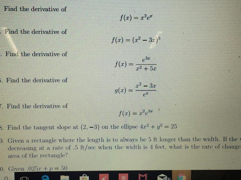 derivative of f(x)=xe^2x