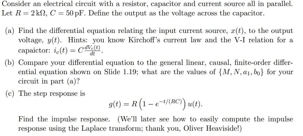 Solved Consider an electrical circuit with a resistor, | Chegg.com