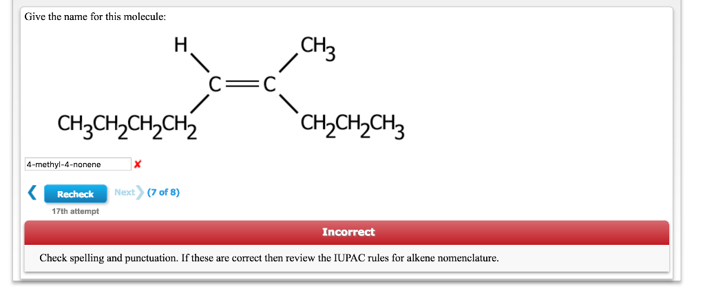 Iupac Rules For Alkene Nomenclature