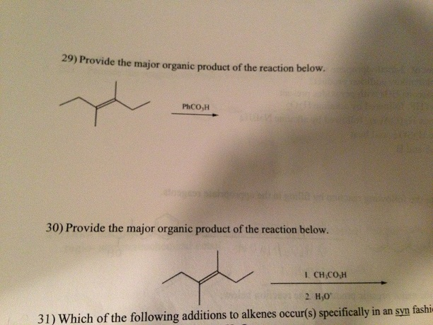 Provide The Major Organic Product Of The Following Reaction.
