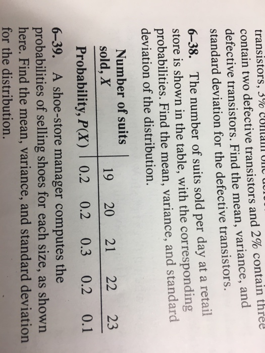 Solved The number of suits sold per day at a retail store is